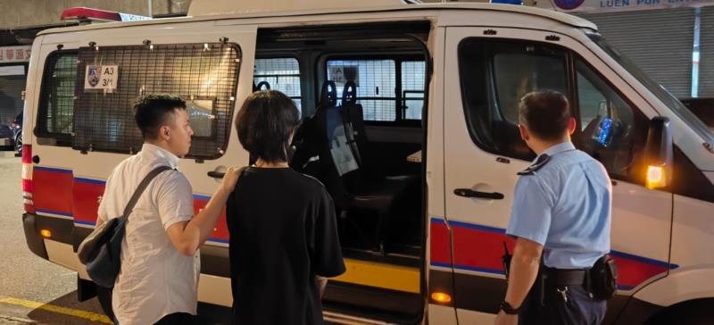 附圖為被捕人士(一)