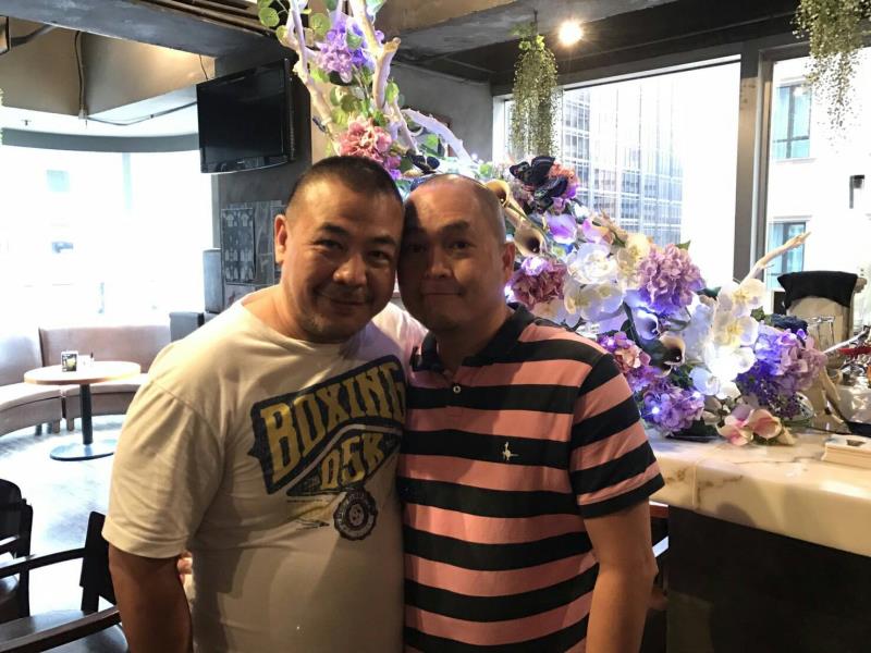 香港同志伴侶打算到台灣結婚認為是一份認同感.(江偉茵攝)