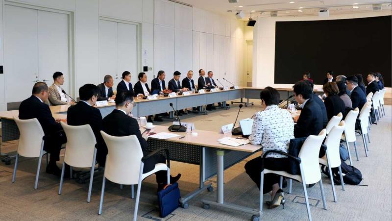 金管局與「銀行業中小企貸款協調機制」以及「中小企融資專責小組」相繼舉行會議。 (金管局圖片)