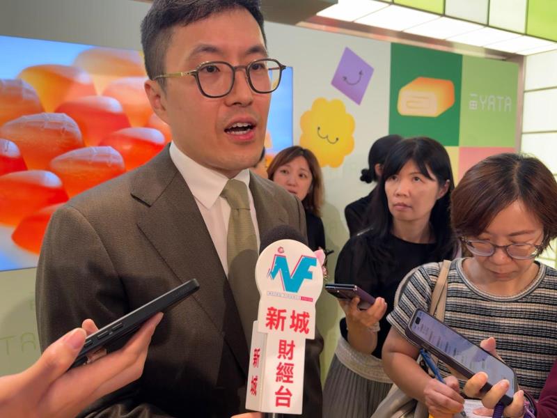 一田有限公司首席商務官黃耀霆表示，國慶黃金周生意目標為單位數增長。方穎暉攝。
