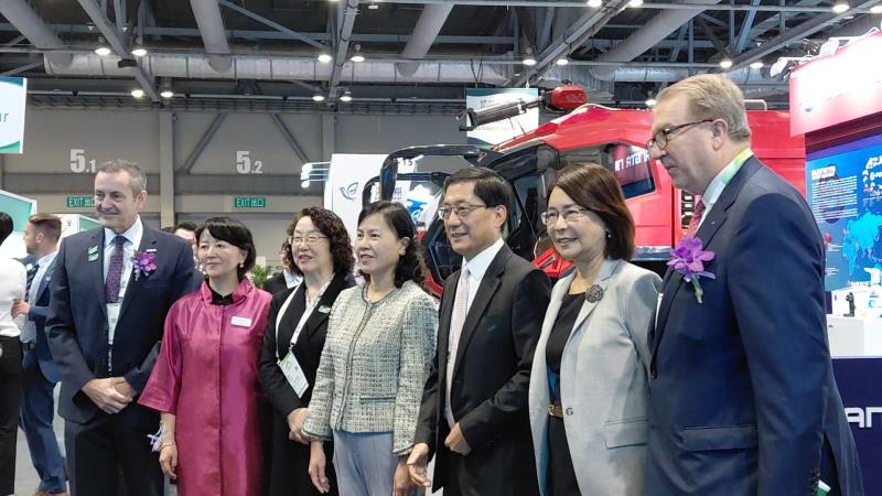 第二屆超級樞紐博覽會今日揭幕。 （黃曉瑩攝）