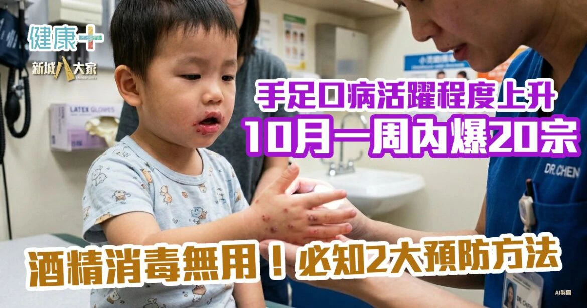 手足口病活躍程度上升