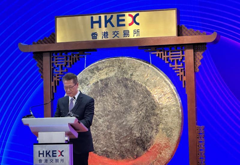 財政司司長陳茂波。許詩彤攝