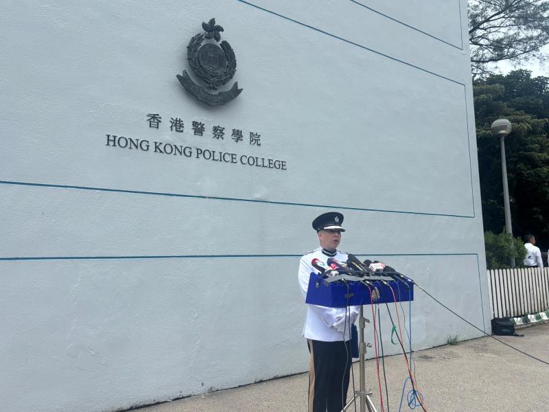 警務處處長周一鳴表示，國安風險一直存在，警方要居安思危，會繼續努力維護國家安全。麥佩琳攝。